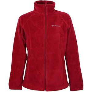 SOLD!! Columbia Women's Sawyer Rapids 2.0 Full Zip Fleece Jacket Size Medium Red